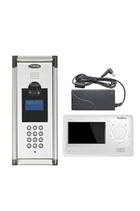 Multitek 12 Daire Mb-10 Görüntülü Diafon Beyaz