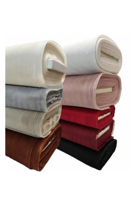 RAMAZANNAKİSVEHOBİ Sütlü Kahve Yırtılmaz Kare Tel Kırma Tülü -300x100 cm