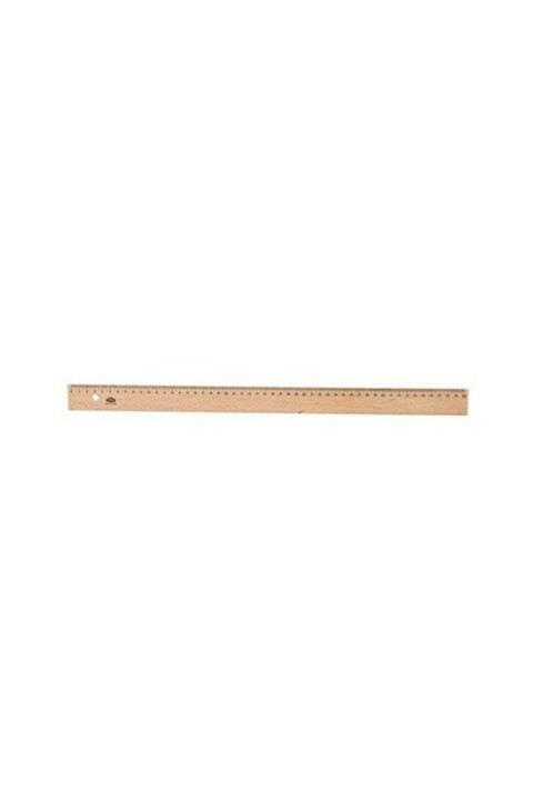 HATAS 048 Tahta Cetvel Takviyesiz 50cm