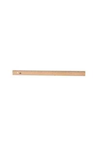 HATAS 048 Tahta Cetvel Takviyesiz 50cm