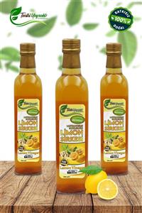 TARİHİ YAPRAKLI Maydanozlu Sarımsaklı Limon Sirkesi 3x500 ml