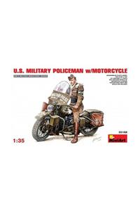 MiniArt 35168 1/35 U.S. MILITARY POLICEMAN W/MOTORCYCLE