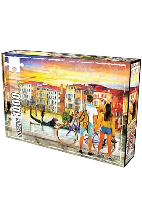 Burnis Toy Toys Venedik'te Aşk 1000 Parça Puzzle Fırsat