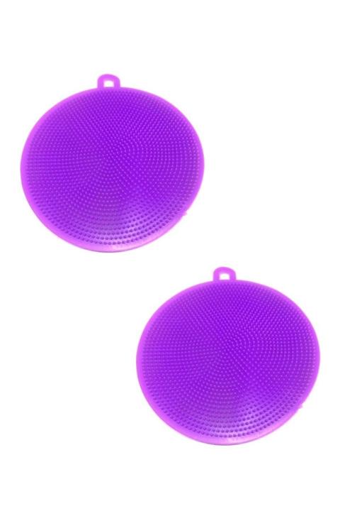 HAMAHA Silikon Tükenmeyen Bulaşık Süngeri Yıkama Fırçası 2'li