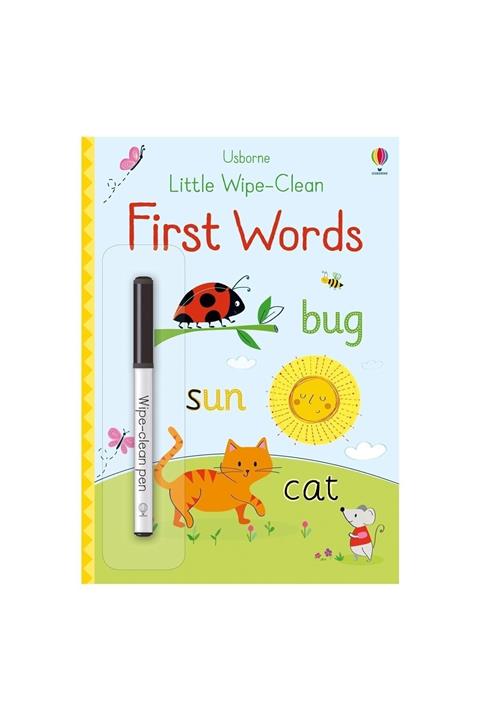 The Usborne Little Wipe-clean First Words