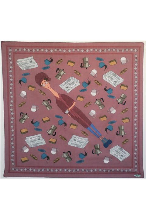 PALPİTA DESIGN Kahve Pamuklu Fular