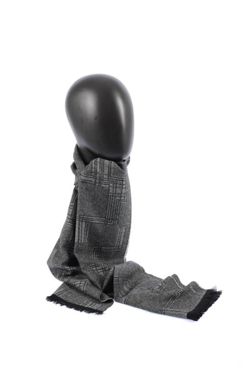 Ferrini Gri Ekose Atkı