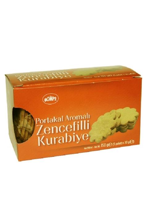 BOMPİ Portakal Aromalı Zencefilli Kurabiye 150gr