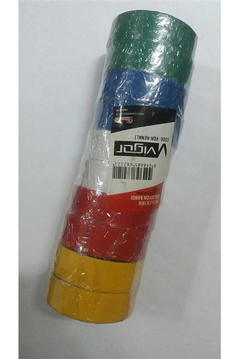 Vigor 10'lu Renkli Elektrik Bandı