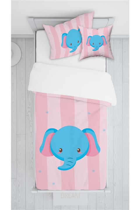 Consept Home Consepthome E037 Sevimli Fil Sadece Yatak Örtüsü 140x220