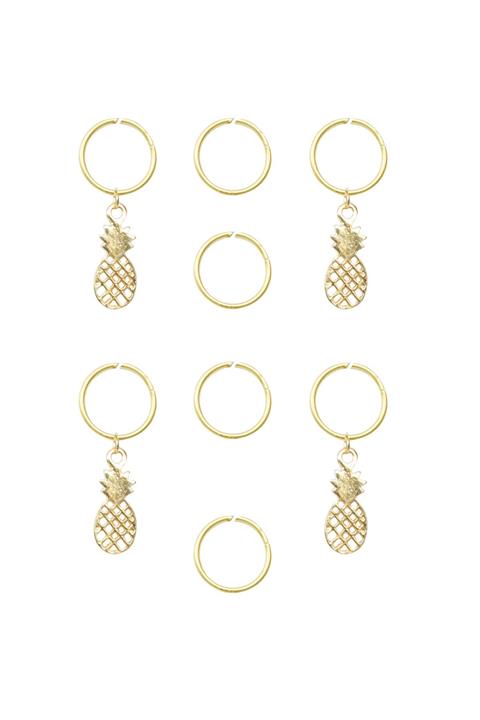 New Obsessions Kadın Pineapple Saç Küpesi 4785