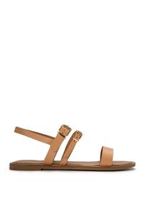 Sole Sisters Düz Sandalet Taba - Frolıc