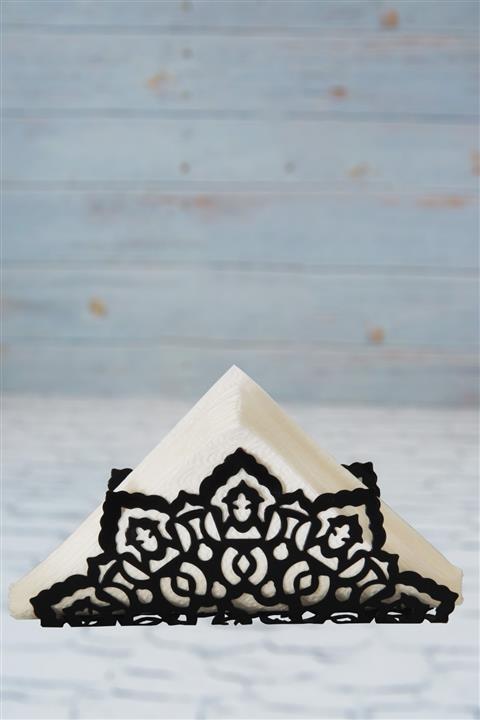 VENON Home Peçetelik Motif Siyah