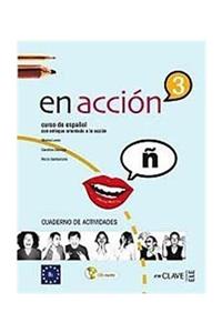 ENCLAVEELE En Acción 3 Cuaderno De Actividades (Etkinlik Kitabı +audio Descargable) Ispanyolca Orta-üst Seviye