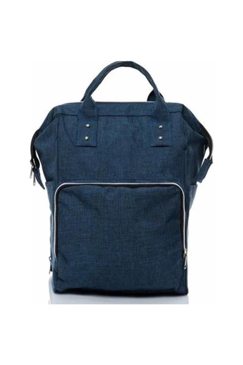 Prens Bebe Fonksiyonel Anne Bebek Bakım Sırt Çantası Lacivert