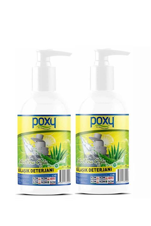 Poxy Aloe Vera Özlü Sıvı Bulaşık Deterjanı 2x1 lt