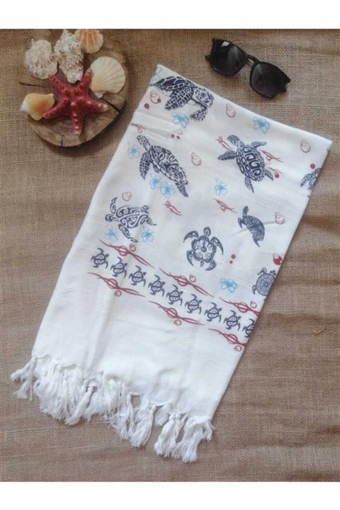 Rue Tasarım Caretta Caretta Dünyası Bamboo Peştemal