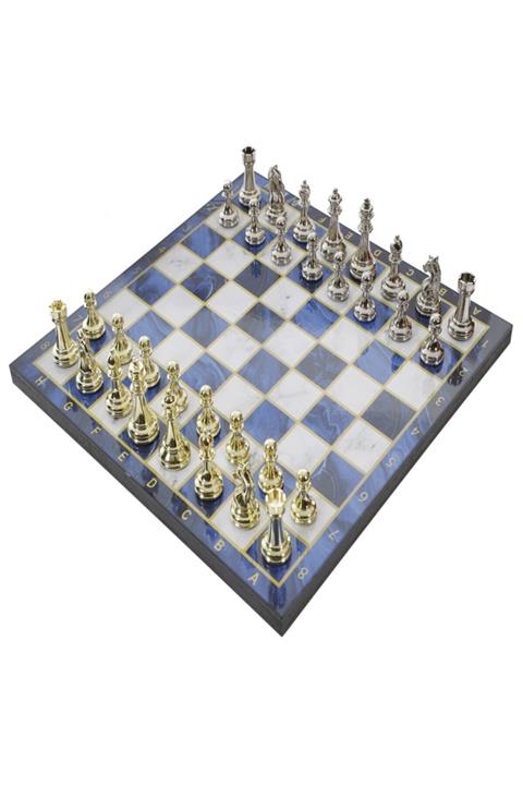 CİMCİME OYUNCAK Co-kls1 Lüks Metal Satranç Takımı