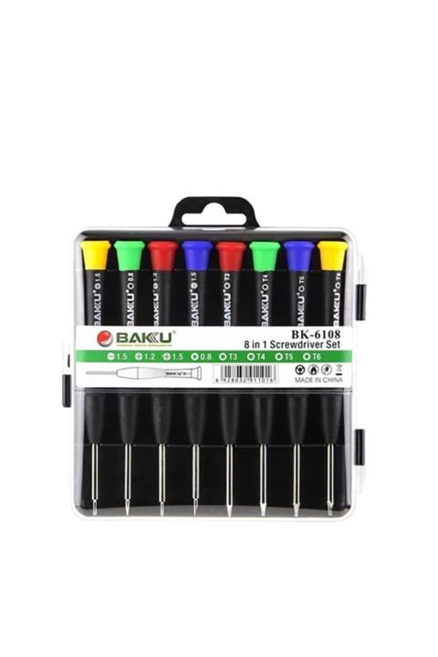 Red Apple Hassas Tornavida Seti 8li Baku Bk-6108