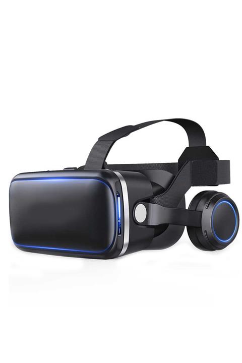 Murcell Kitap Realme 5 Uyumlu 3d Vr Sanal Gerçeklik Gözlüğü Panoramik Görüntü Stereo Kulaklıklı