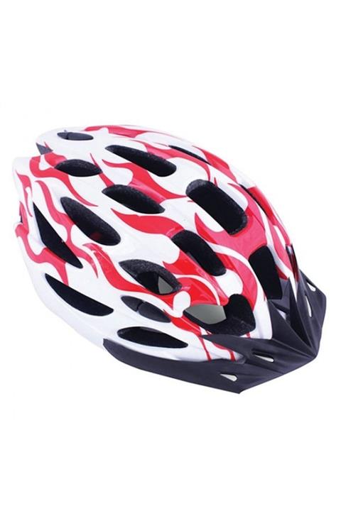 Hattrick Yılın Ilk Fırsatları - Ayarlanabilir Kırmızı Kask Ks-47 - ™ Beyaz At®