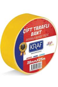 KRAF Çift Taraflı Kağıt Bant 38 Mm X 25 Metre