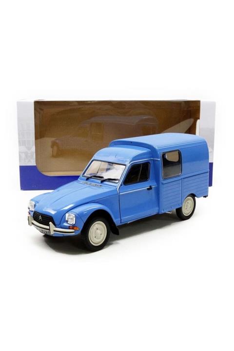 Citroen 1/18 1984 Cıtroen Acadıane Solido Dıecast Model Araba Mavi Renk