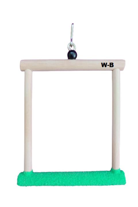 Wooden Bird Muhabbet Kumlu Salıncak (yeşil Renk)