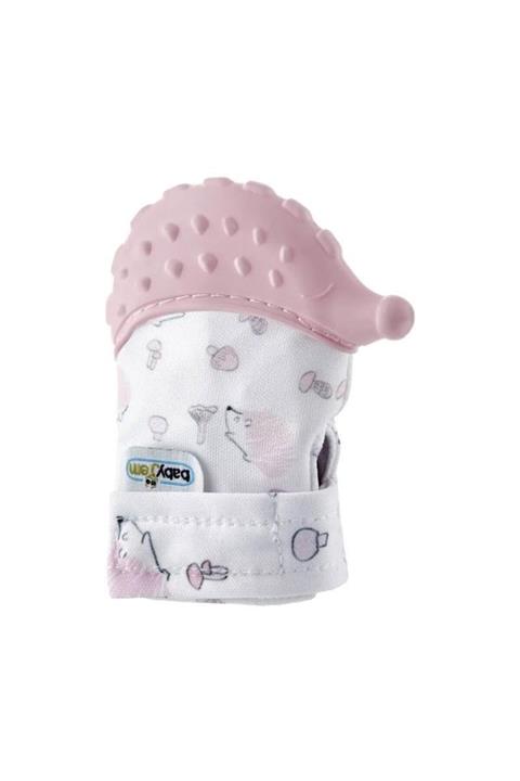 Coco Store Babyjem Diş Kaşıyıcı Eldiven Kirpi 612 Pembe