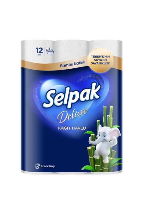 Selpak Deluxe Bambu Havlu 12'li