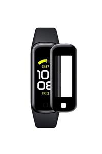 Microcase Samsung Galaxy Fit 2 Tam Kaplayan Kavisli Ekran Koruyucu 3d Pet Film - Siyah