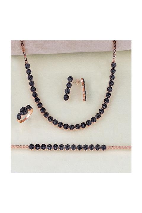 Linterna Gümüş Zirkon Taşlı Abiye \