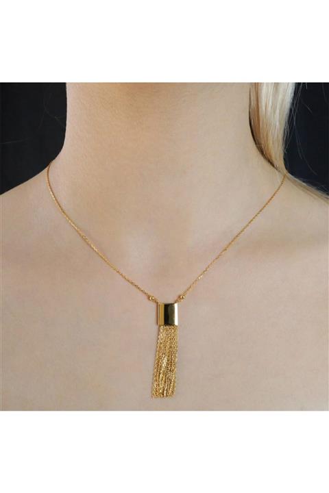 ATA MUCEVHERAT Kadın Gold Fantezi Modern Kolye