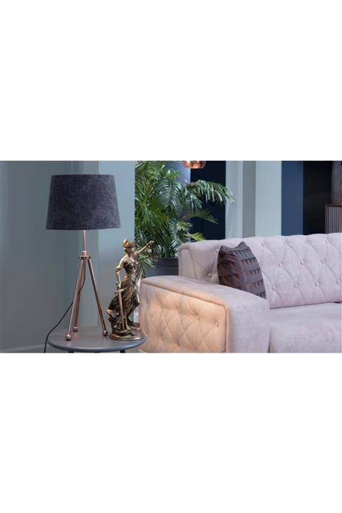 Mondi Tripod Abajur Modern Tarz Üç Ayaklı Gece Lambası