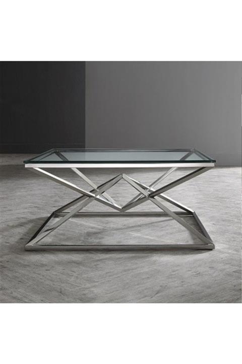 voseka Pyramid Paslanmaz Orta Sehpa