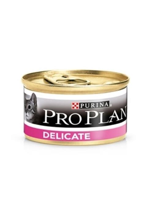 Proplan Delicate Seçici Kediler Için Hindili Konserve Mama 24 Adet 85 gr
