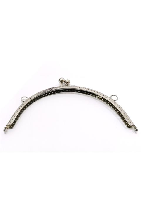 Hobizubi Metal Çanta Sapı 21 Cm Oval Nikel
