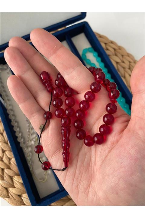 Kehribarstore Eski Alman Blok Zar Kehribar Tesbih