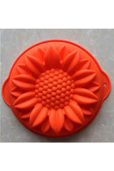Kaktüs Slikon Ayçiçeği Kek Pasta Kalıbı Büyük Boy