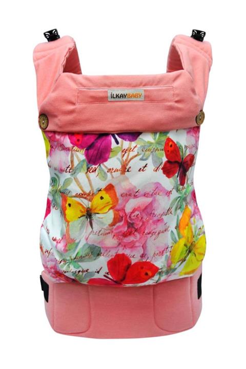 İlkayBaby Ergonomik Kanguru Handy - Uçuşan Kelebekler (3ay-4yaş)