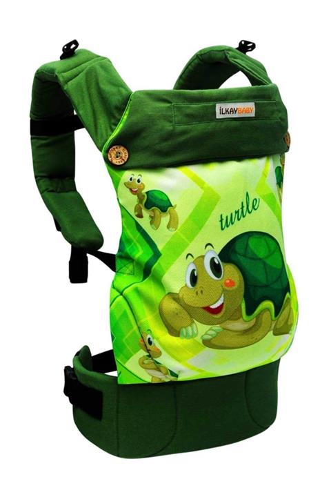 İlkayBaby Ergonomik Kanguru Handy - Tembel Kaplumbağalar 3Ay - 4Yaş