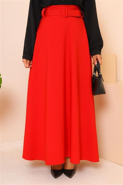 Defne Bahar Mevlana Model Kemerli Tesettür Etek