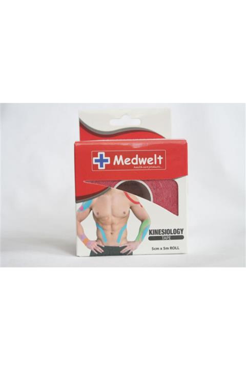 MEDWELT Mdzn Kirmizi Kinesio Tape Kinesiology Bandi Agri Bandi Kinesio Banti