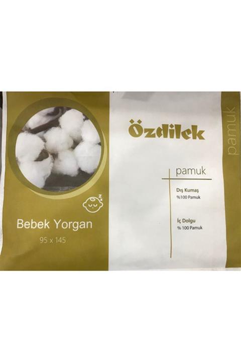 Özdilek Yorgan-Bebek Pamuk Yorgan 95x145 cm