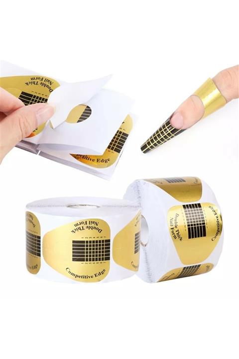 Nac. Proffesional Nac. 500 Lü Gold Kalın Tırnak Şablon