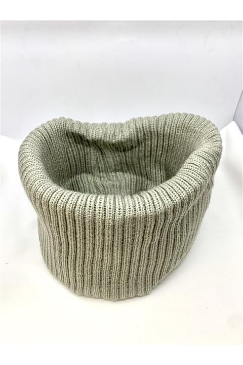 defnar takı Fitilli Likralı Kadın Boyunluk Vizon Renk