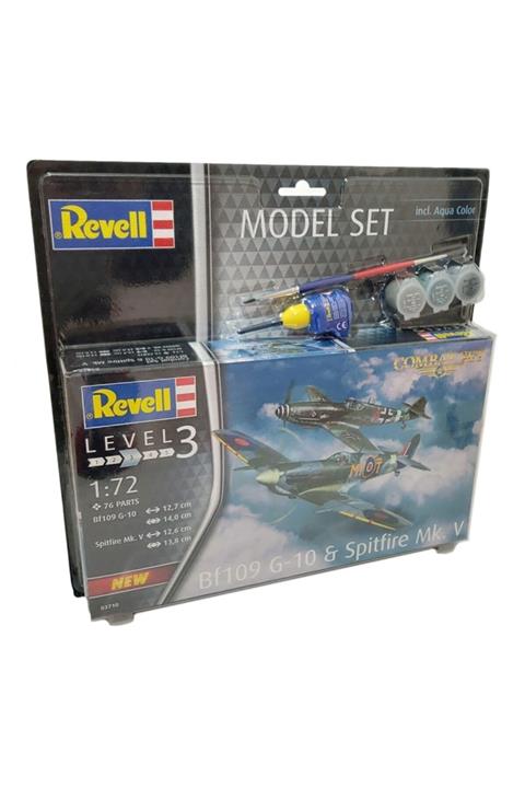 REVELL Combat Set Bf109 G-10 & Spitfire Mk.v Model Seti 63710