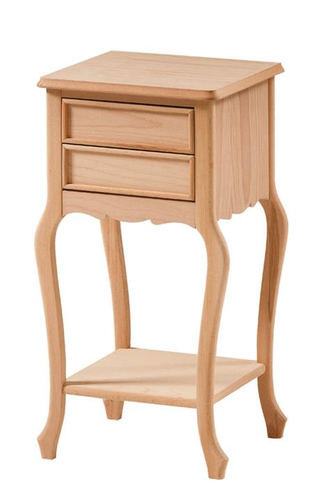 Borsa Mobilya Kısa Telefonluk Ham Ahşap Boyasız