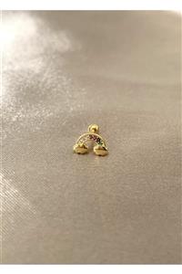 denizden silver Gökkuşağı Piercing