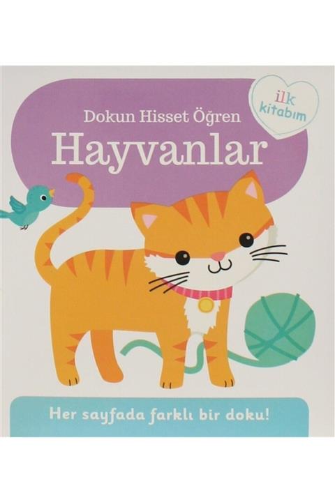 Pearson Çocuk Kitapları Hayvanlar - Dokun Hisset Öğren